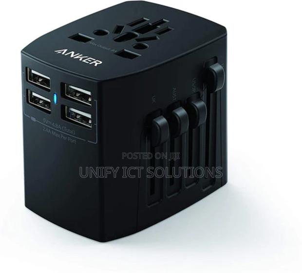 Anker Universal Travel Adapter With 4 USB Ports B2B - thumbnail 2