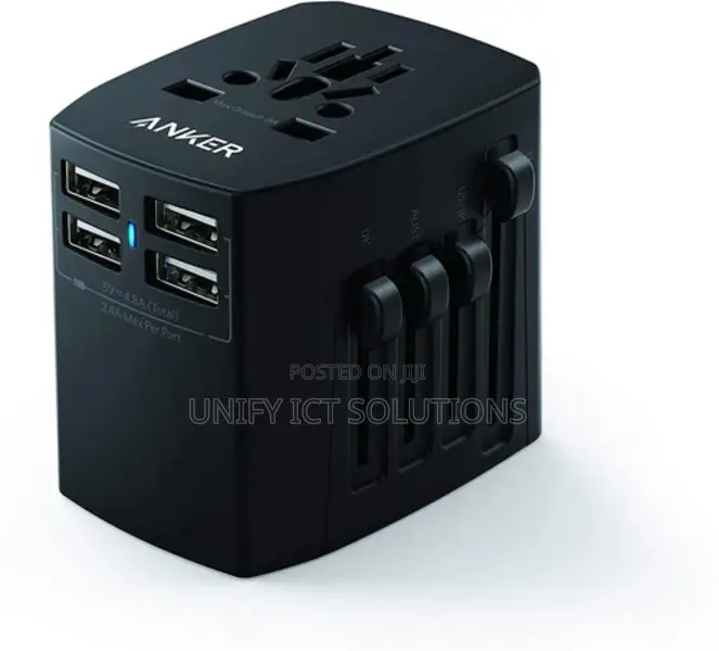 Anker Universal Travel Adapter With 4 USB Ports B2B