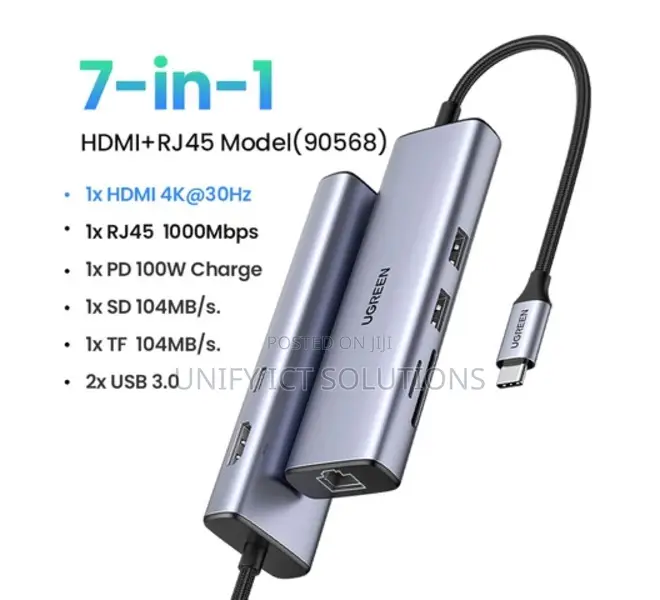UGREEN USB-C Multifunction Adapter 7 in 1 HUB