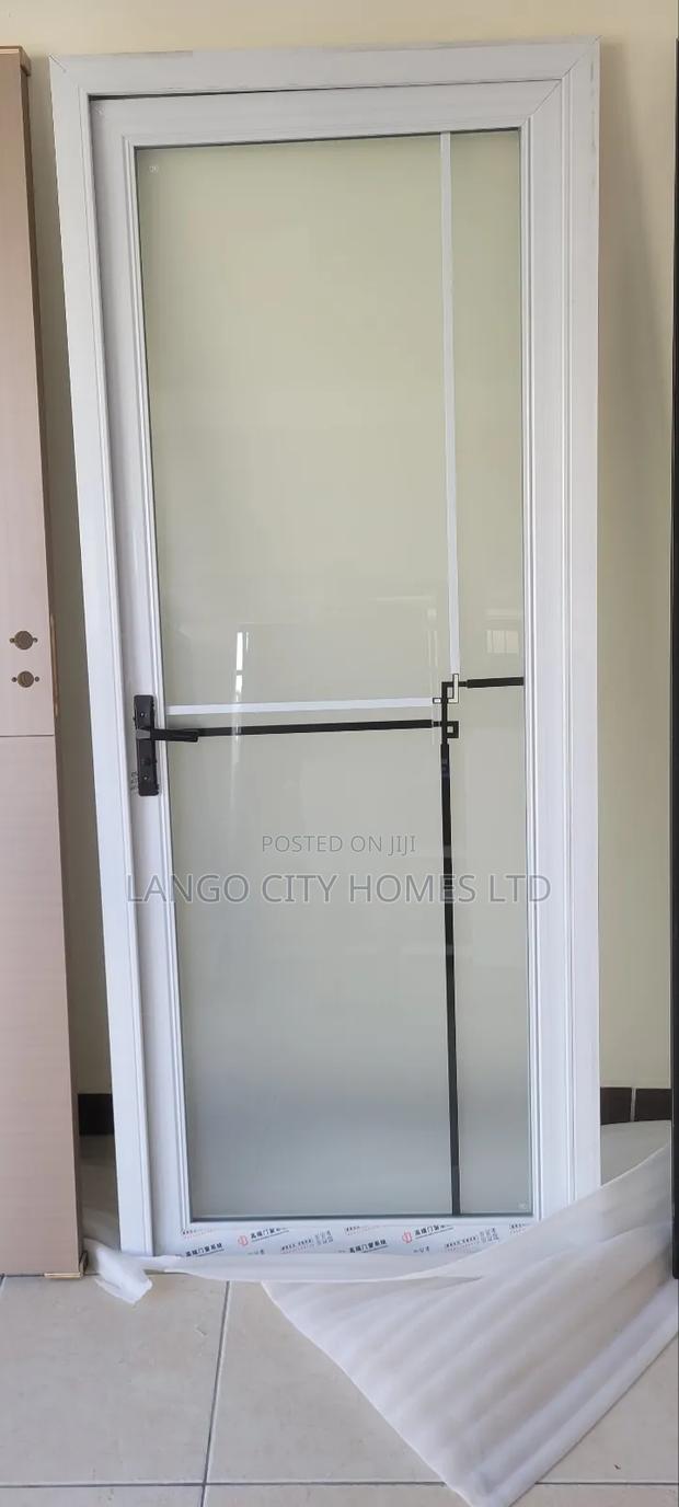 Opaque Glass Aluminium Bathroom Doors