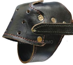 Tough Leather Dog Muzzle - thumbnail 3