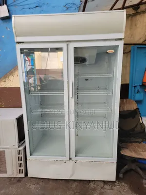 Double Door Display Commercial Fridge