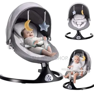 Baby Electric/Battery Swing With Bluetooth Feeding Area