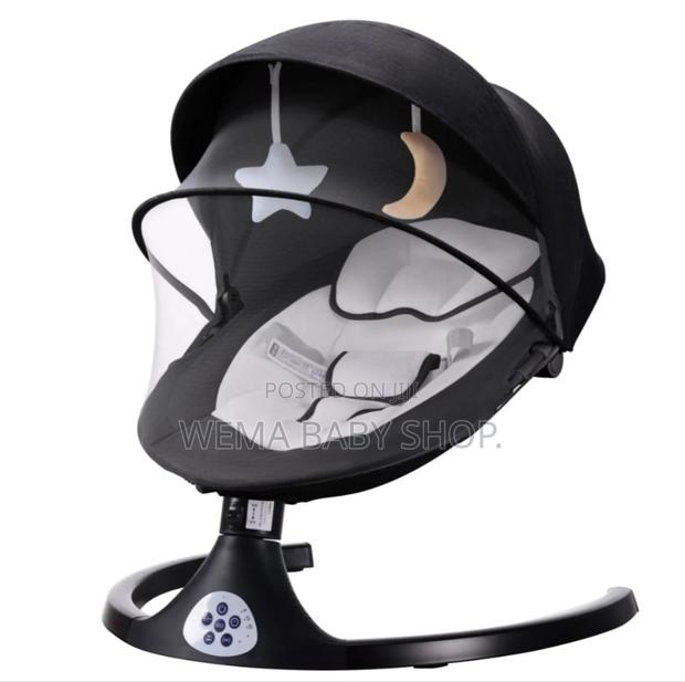 Baby Electric/Battery Swing With Bluetooth Feeding Area - thumbnail 6