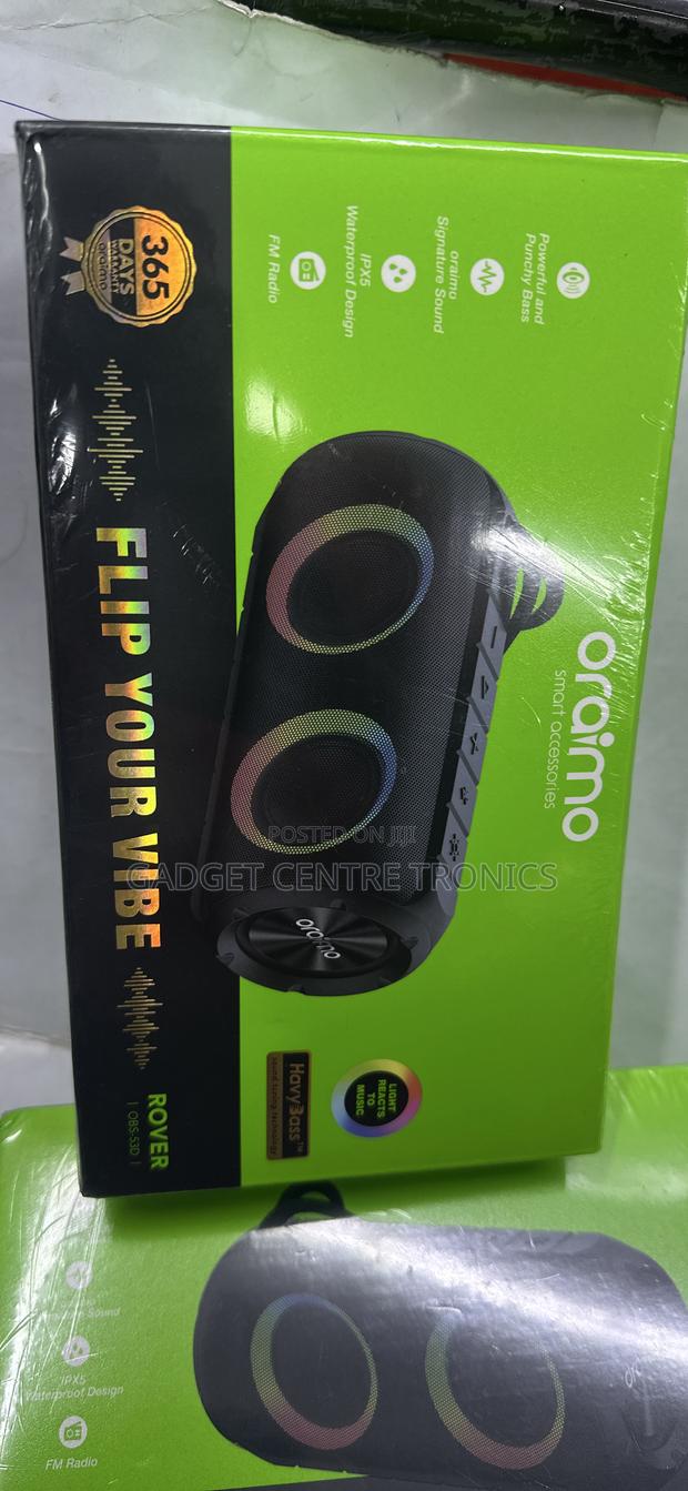 Oraimo Extra Bass Blutooth Speaker - thumbnail 2