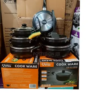 Great Star (Tc Model ) Nonstick Sufuria Cookware Set 