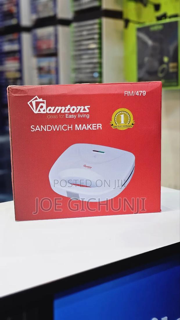 2 Slice Sandwich Toaster White- Rm/479