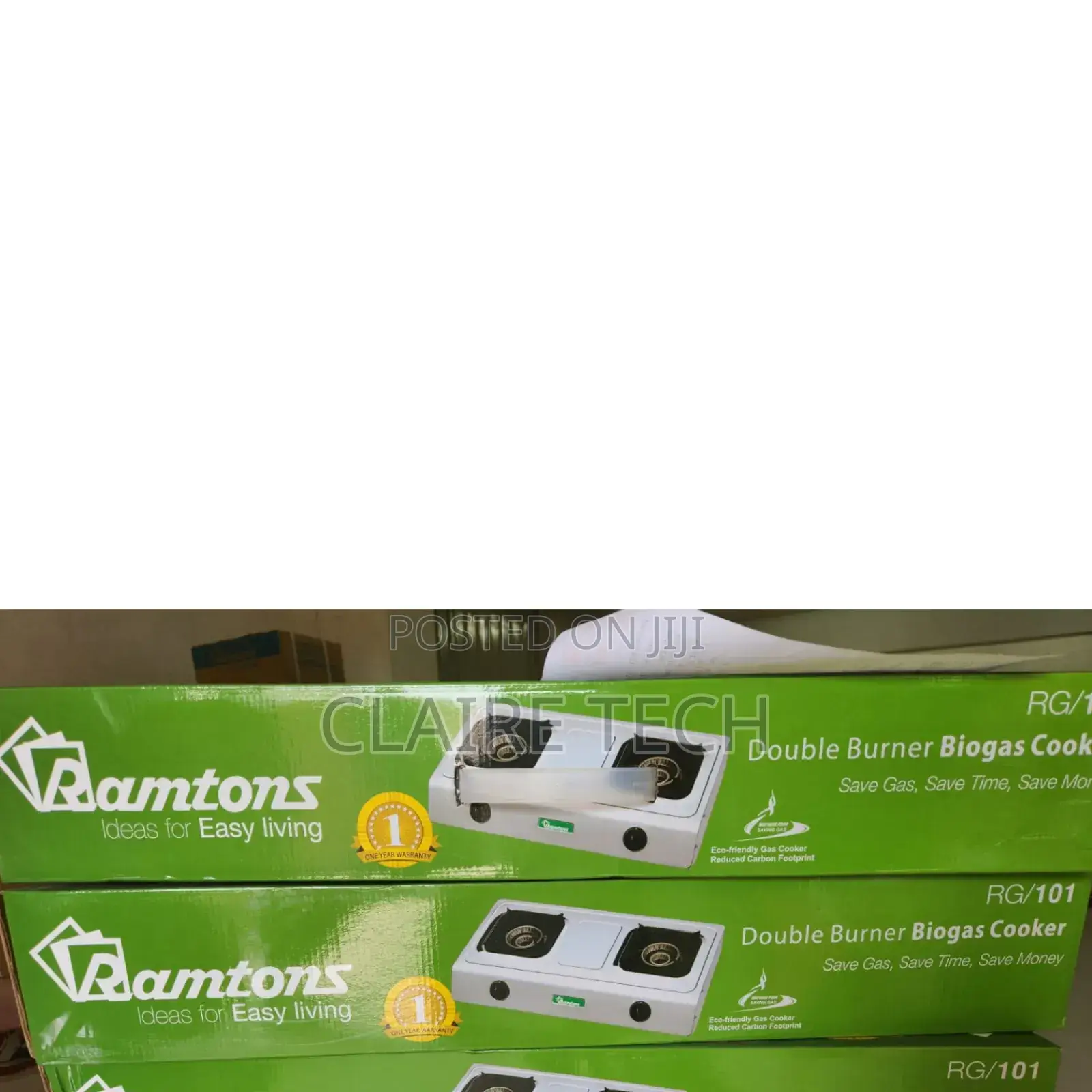 *Ramtons 2burner BIO Gas Cooker RG101 Restocked
