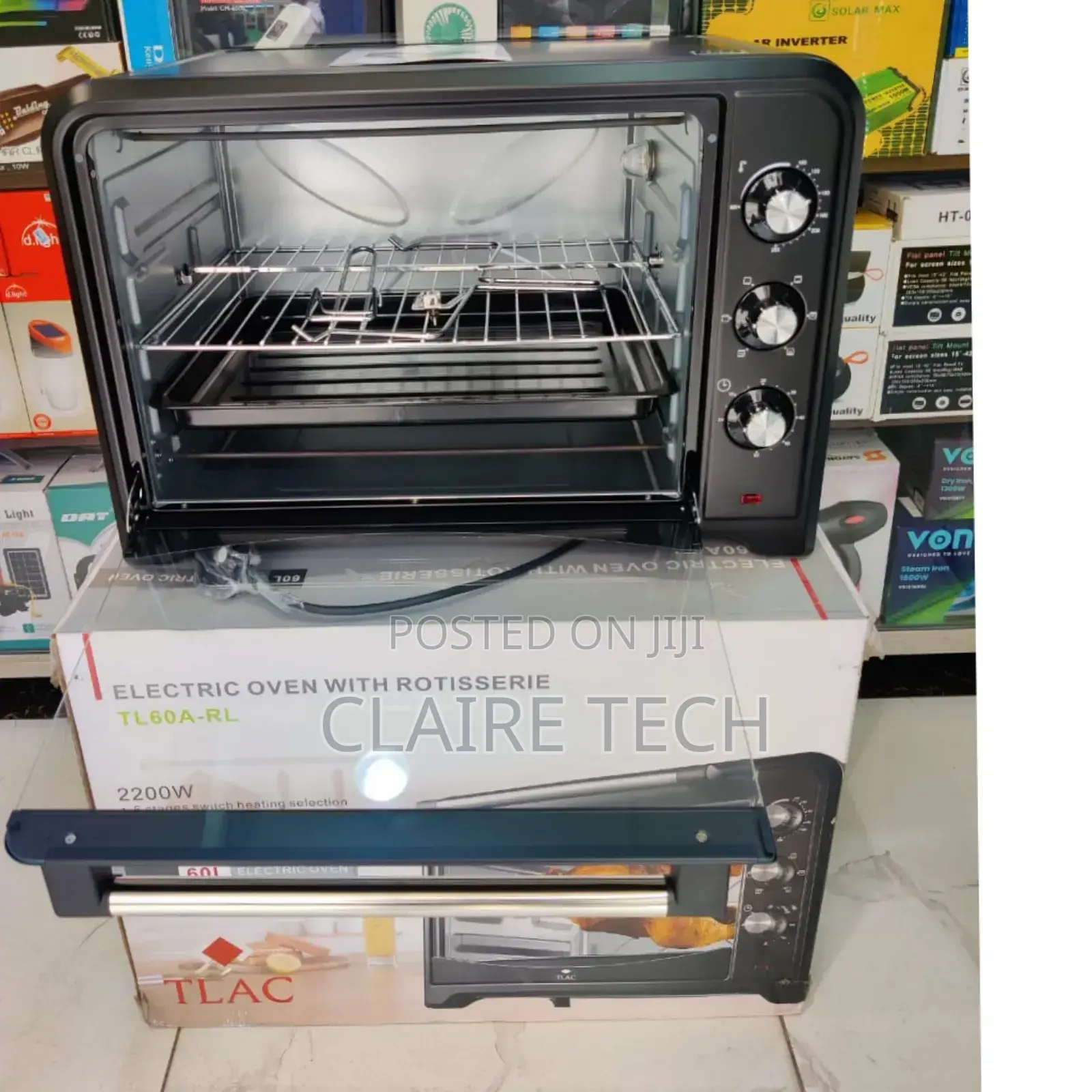 *TLAC 60 Litres Table Top Oven With Convection Fan