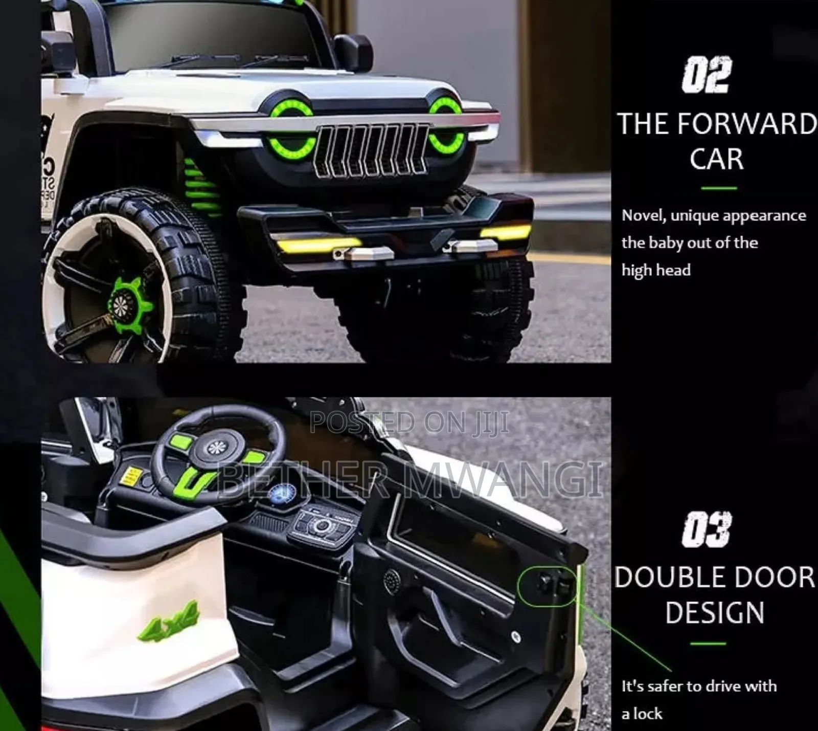 Jeep Heavy Duty Electric Car in Kenya