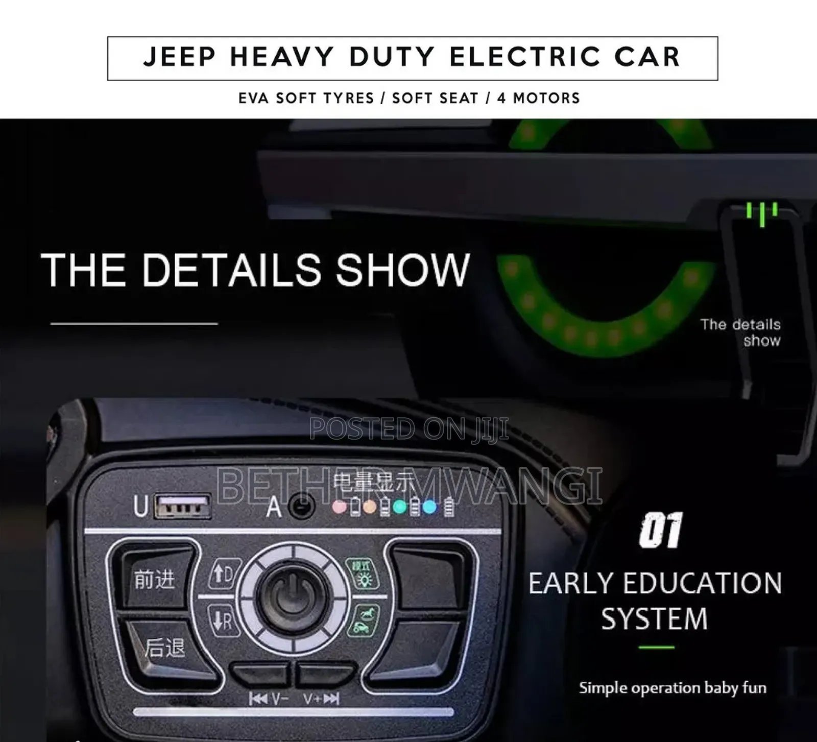 Jeep Heavy Duty Electric Car in Kenya