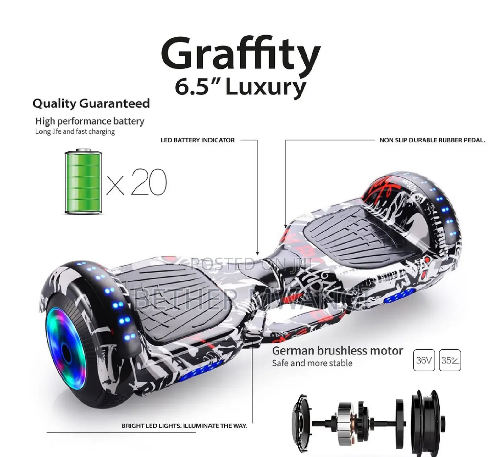 6.5 Inches Luxury Hoverboards in Kenya