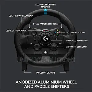 Logitech G923 Racing Wheel and Pedals for Xbox One and PC