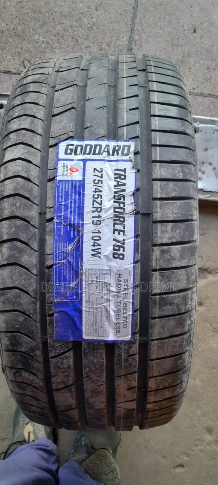 275/45r19 Transforce Tyres Brand New