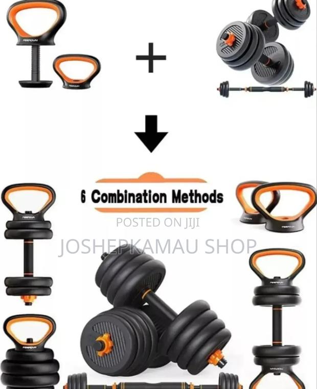 6 in 1 Kettle Bell Dumbells 50 KGS - main view