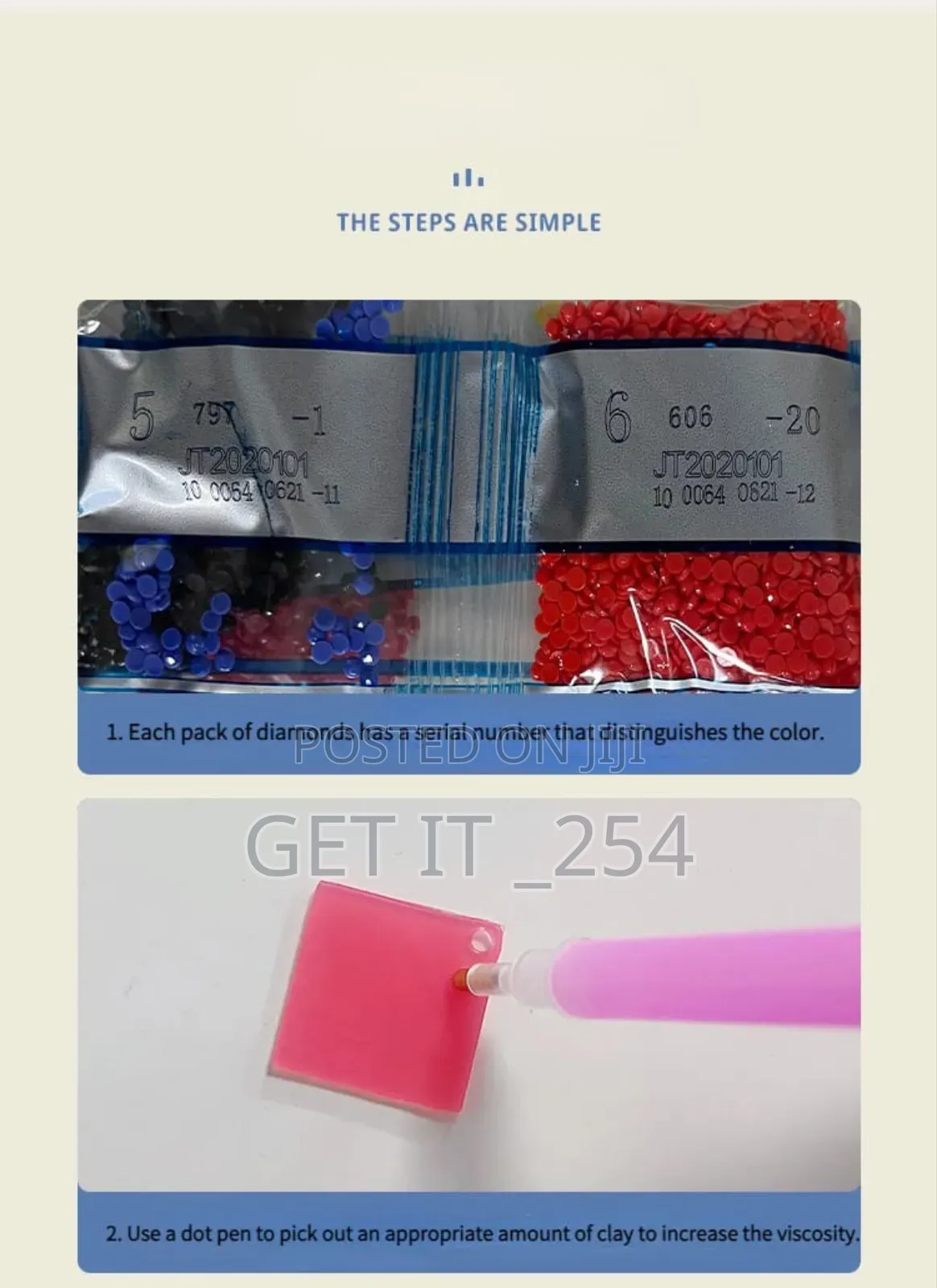 *Dly LED Diamond Art Set/Led Diamond Project/ Painting Art
