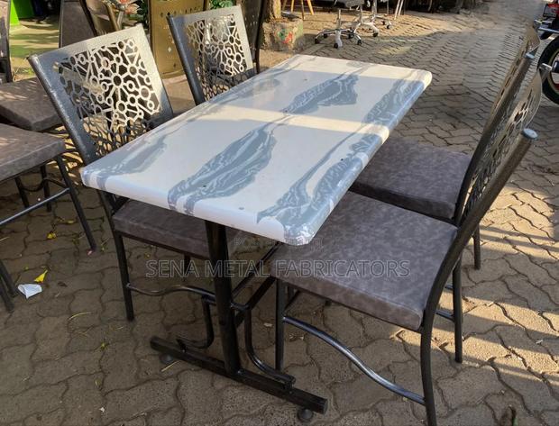 Hotel and Restaurant Dining Table With Seats - thumbnail 3