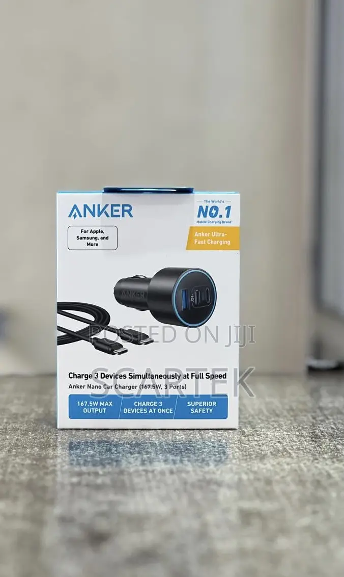 Anker Nano 167.5w Max Car Charger