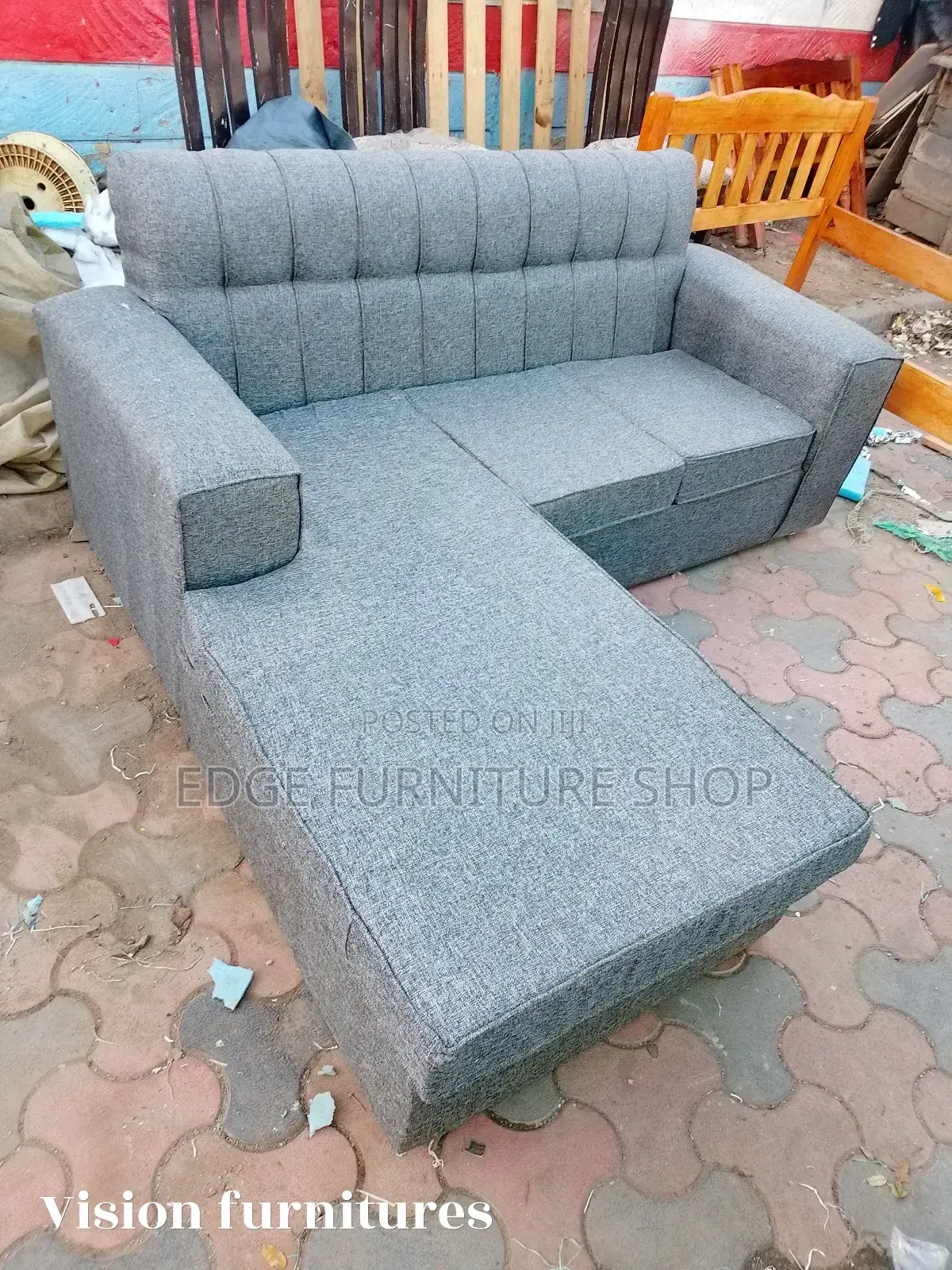 Grey 5seater Corner Seat Available for Sale