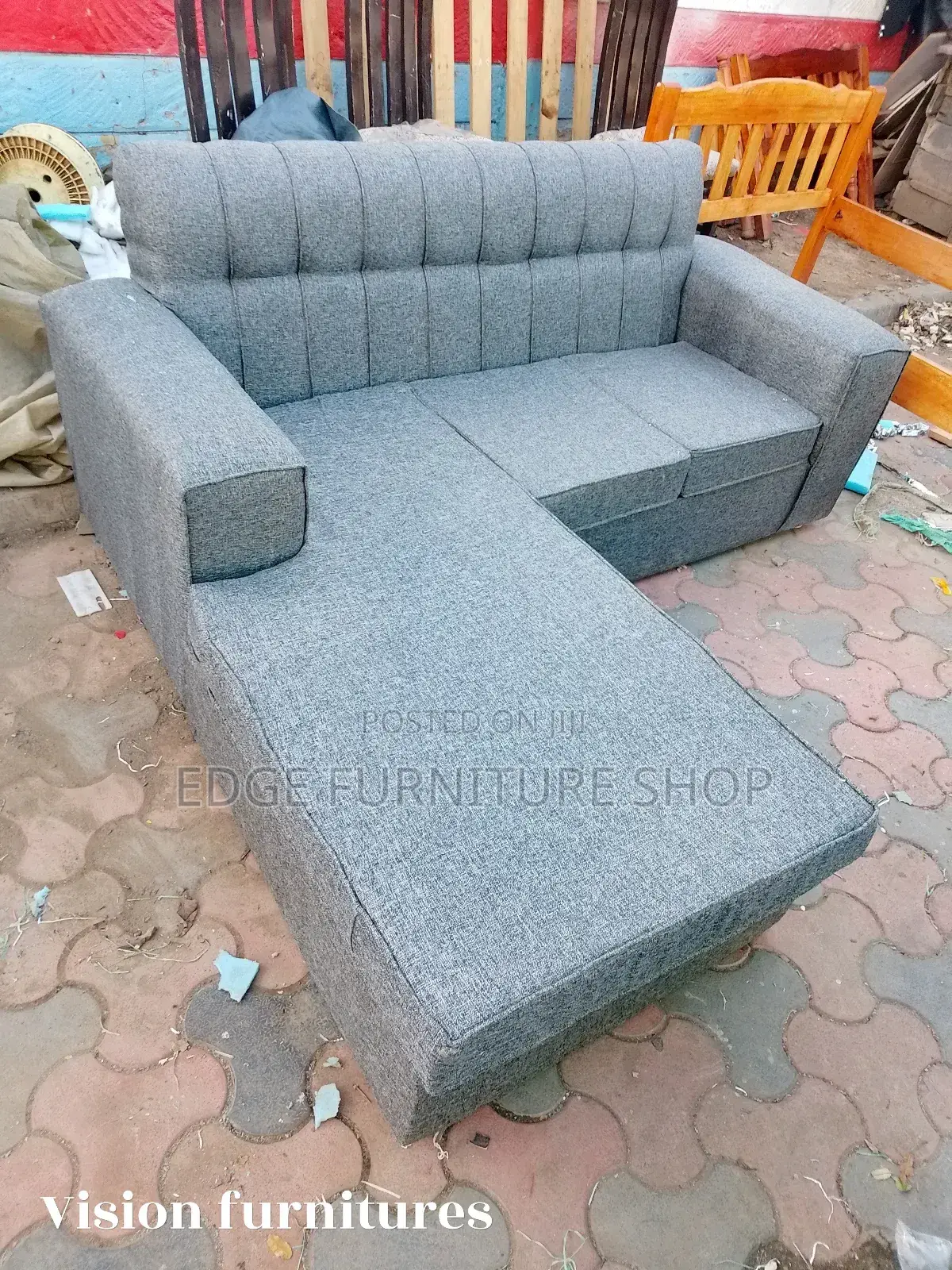 Grey 5seater Corner Seat Available for Sale