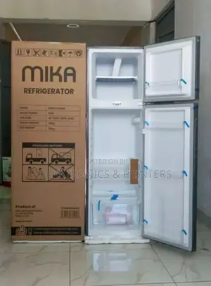 Mika 168l Double Door Fridge