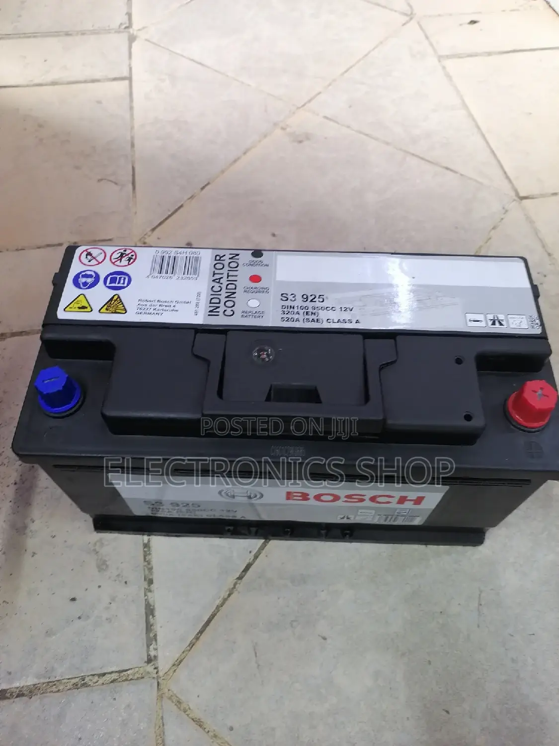 Bosch Din100.12/100ah Sealed Maintenance Free Car Battery