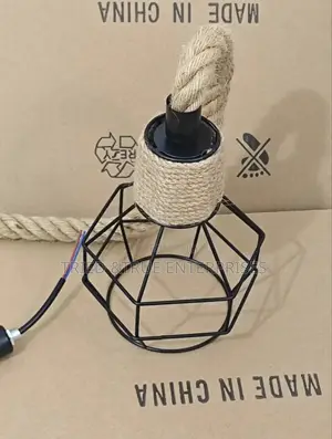 Unique Craft Theme Metal Rope Hanging Pendant Light Wh8yj