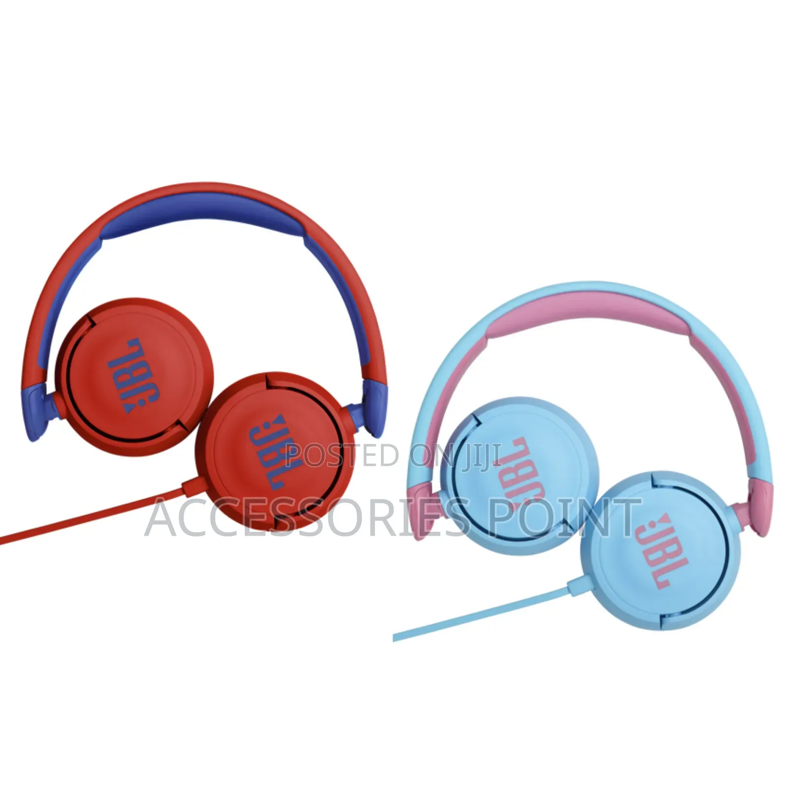 JBL Jr 310 Original Kids Safe Original Headpones + Warranty Pink/Blue
