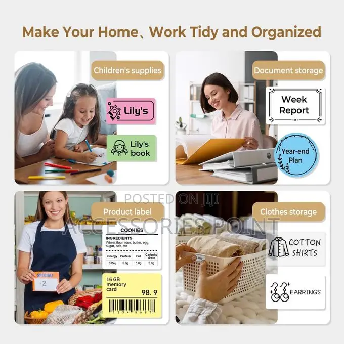 Phomemo M110 Barcode/Sticker/Label Printer-bluetooth~Inkless