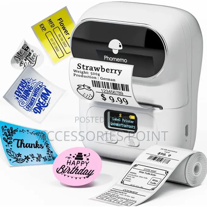 Phomemo M110 Barcode/Sticker/Label Printer-bluetooth~Inkless