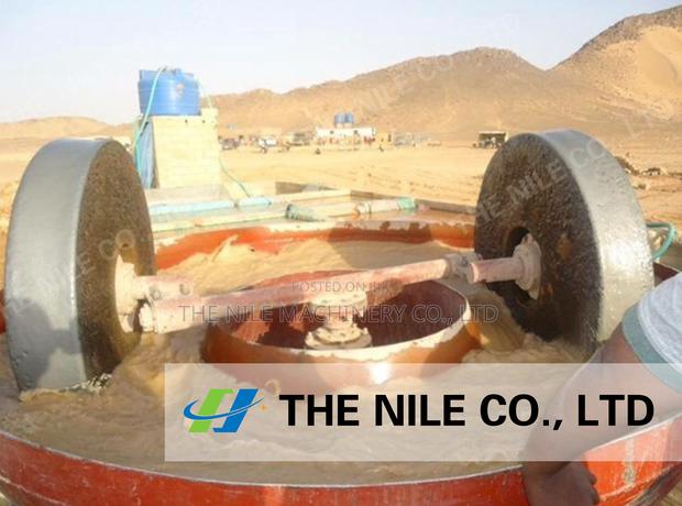 Two Wheel Wet Pan Mill Machine for Gold Ore Processing - thumbnail 3