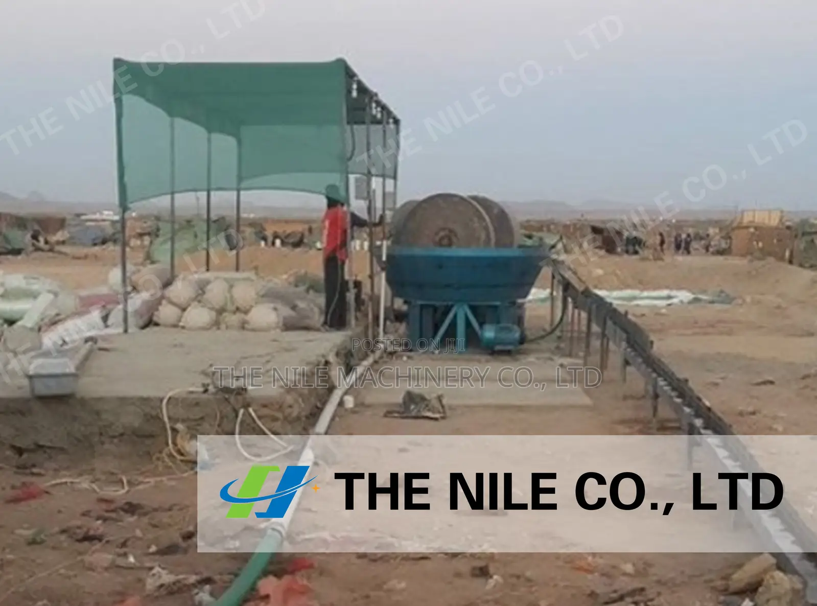 China Rock Gold Processing Machine Edge Runner Wet Pan Mill