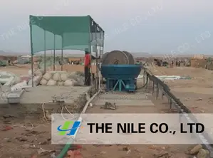 China Rock Gold Processing Machine Edge Runner Wet Pan Mill