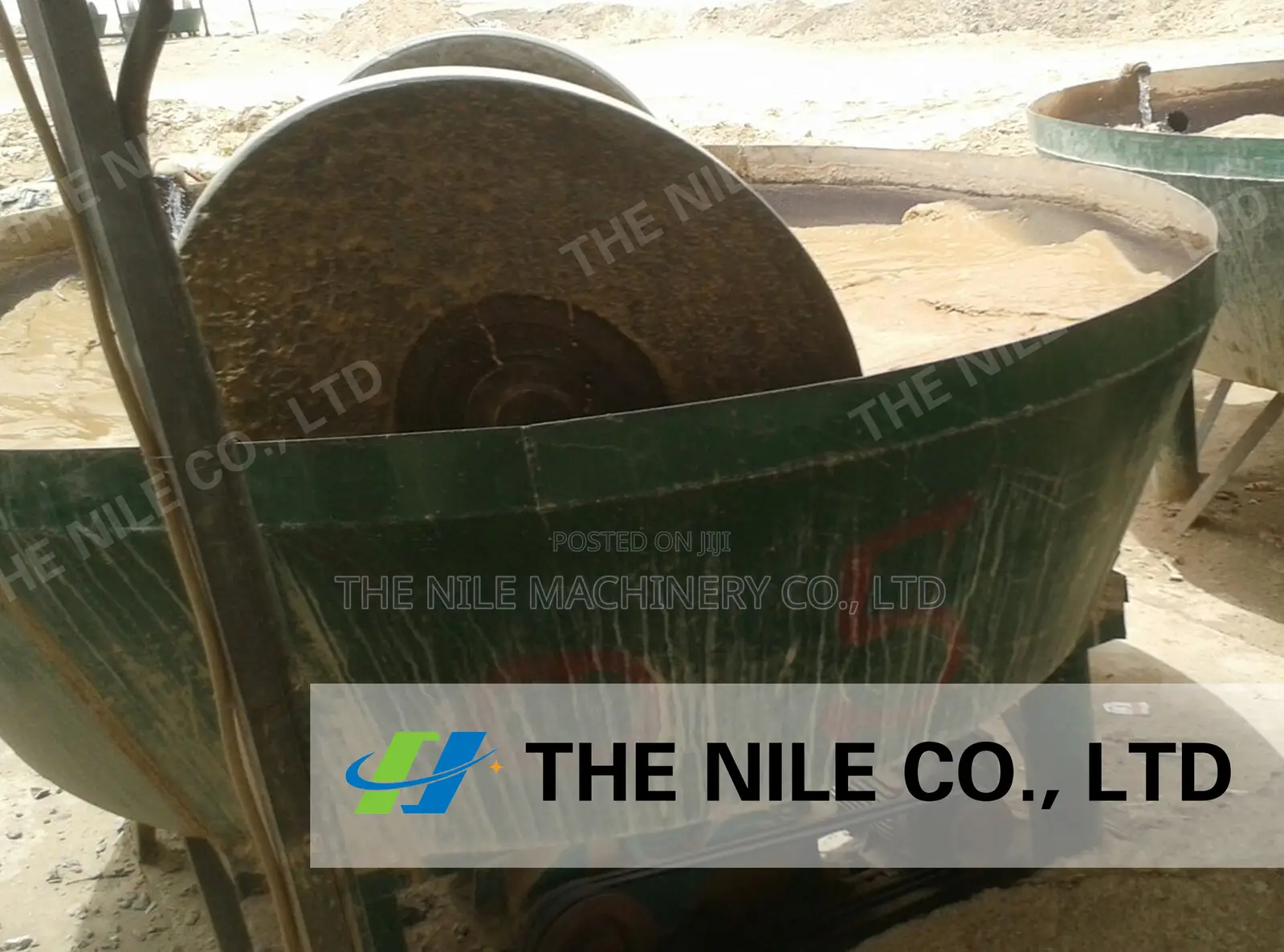 Nile Gold Grinding Mill Wet Pan Mill With Siemens Motor