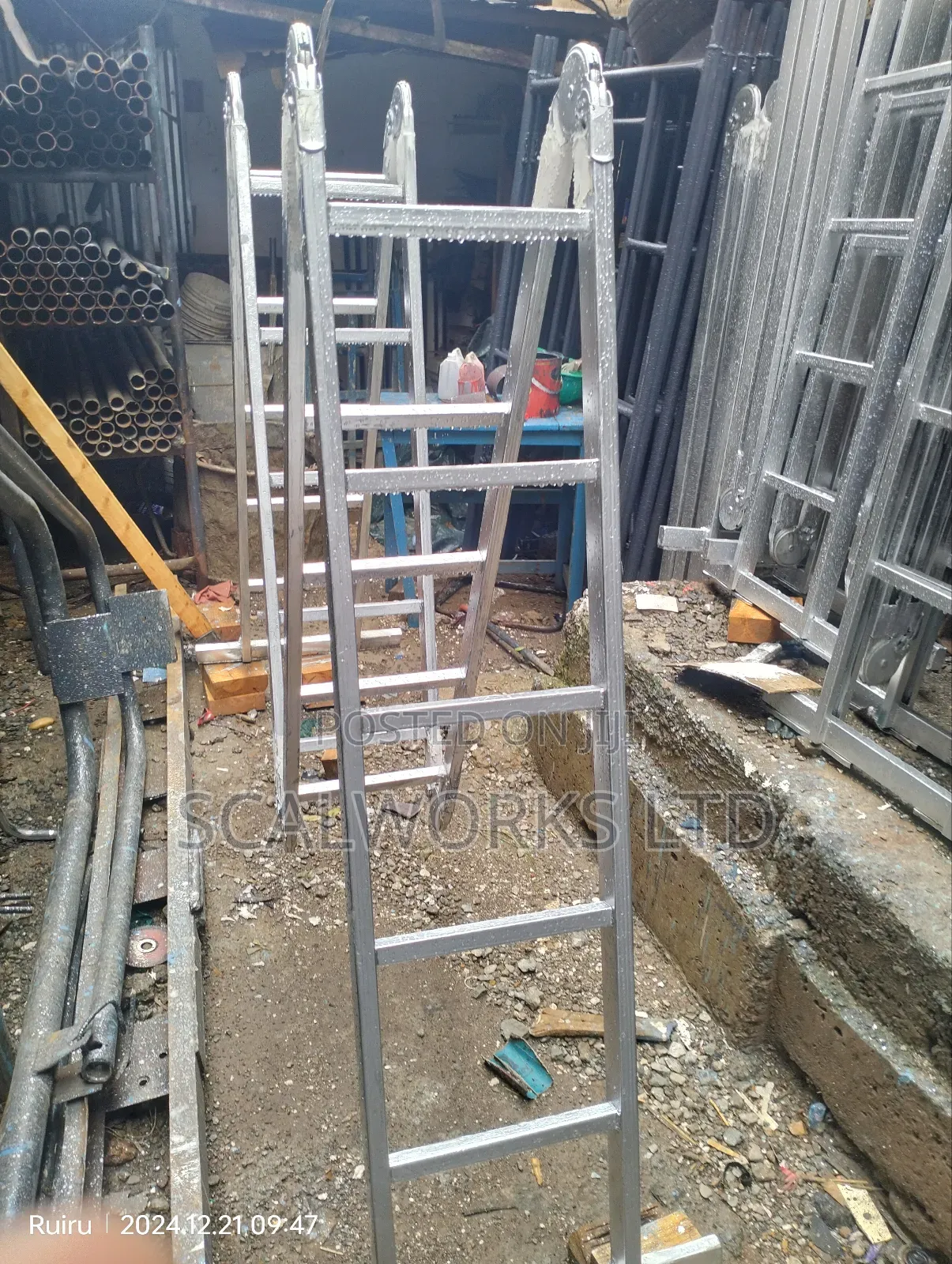 Foldable Ladder (5stepsx4) 6m Long Sale