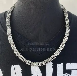Custom Silver Link Necklace