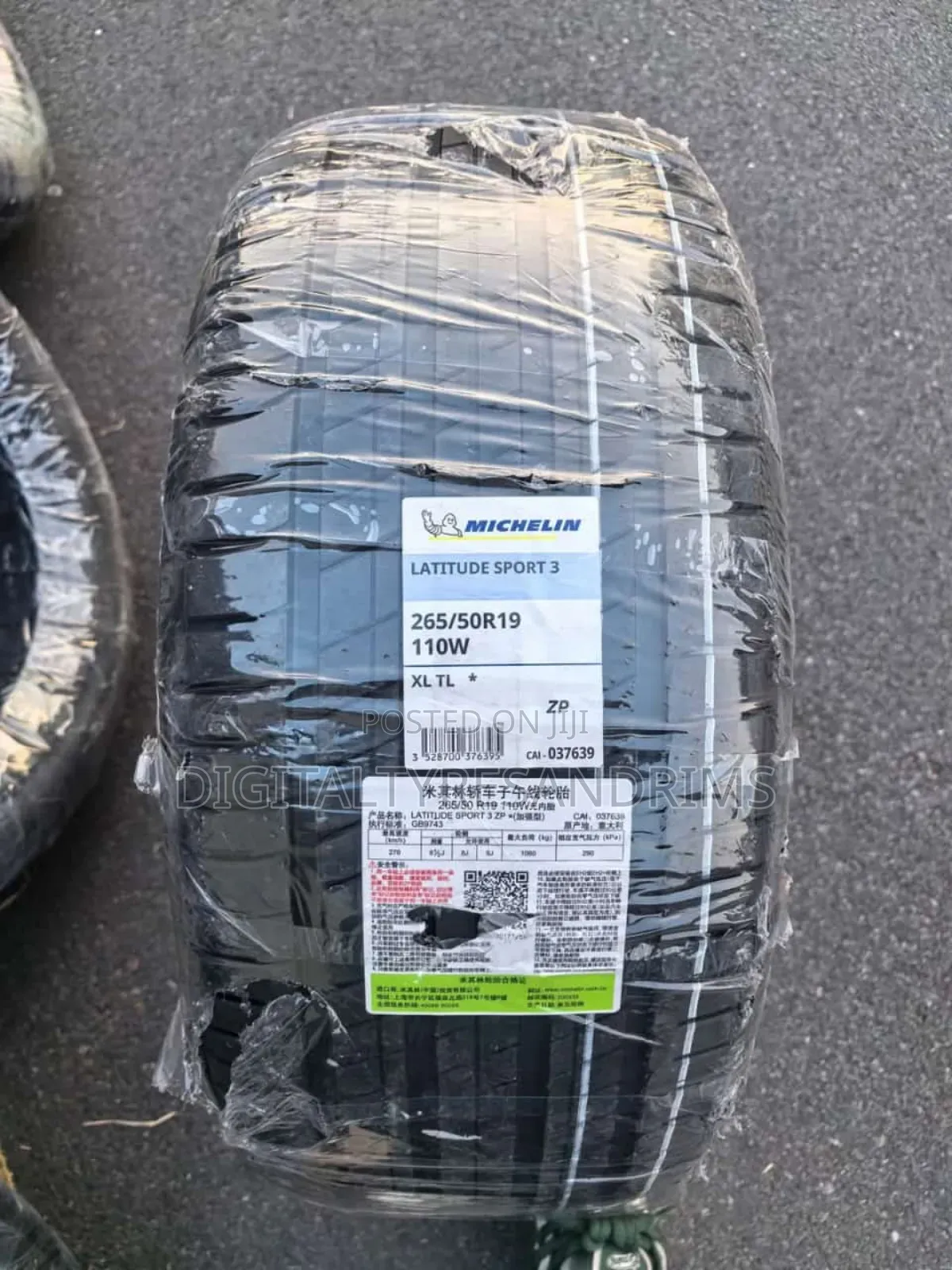 265/50r19 Michelin Tyres Brand New