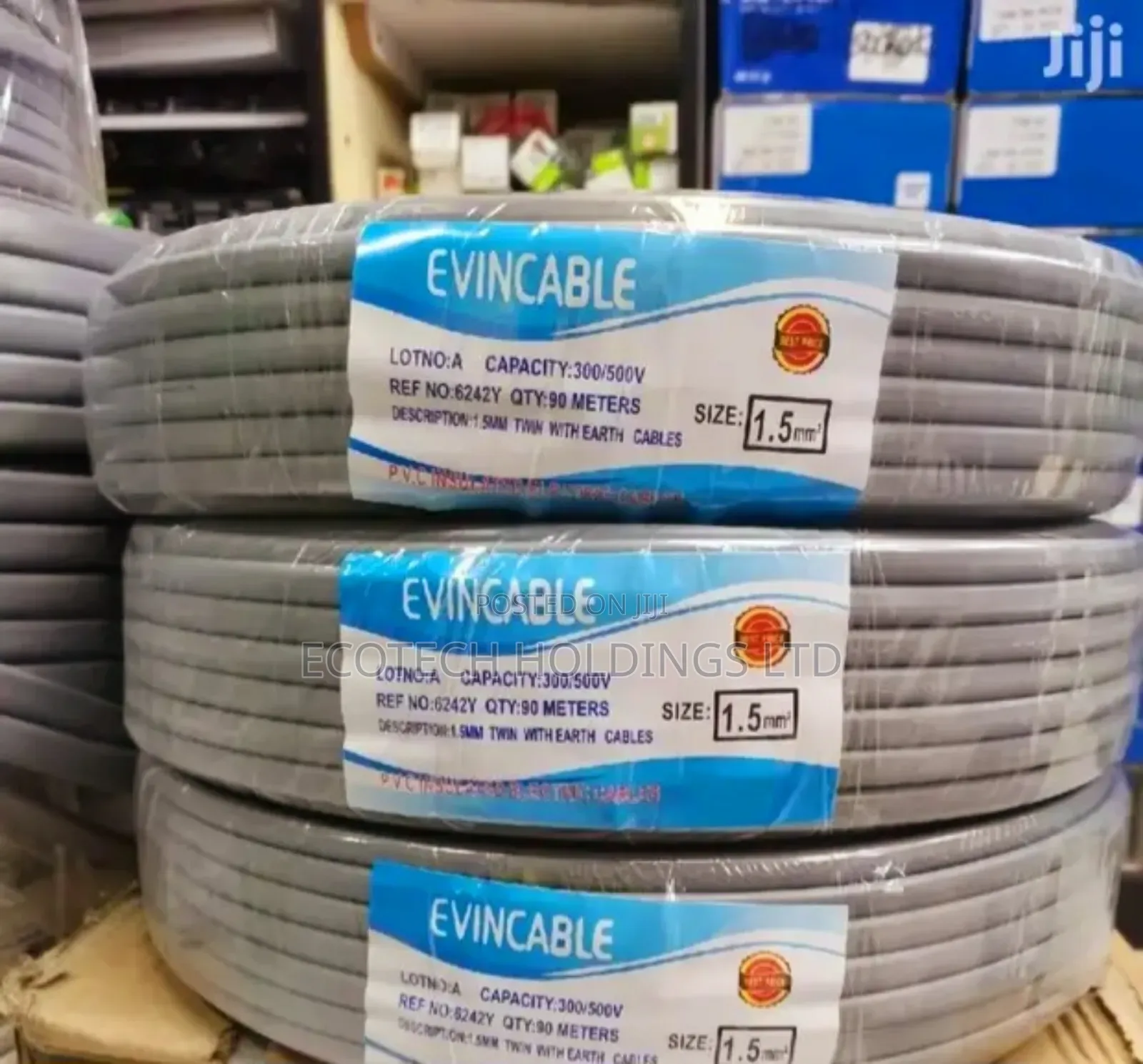 Unique 1.5mm Twin Gray Evincable Jv5da
