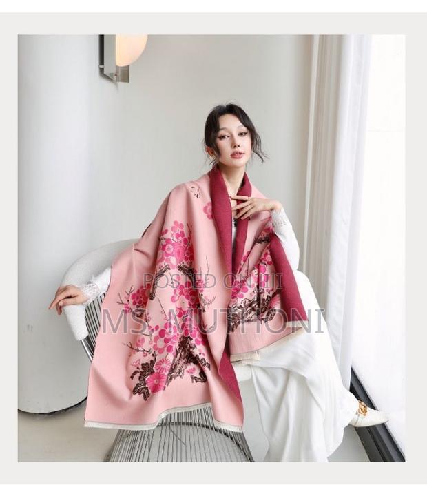 Class Pink Quality Material Cashmere Scarfs - thumbnail 6