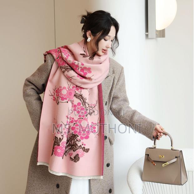 Class Pink Quality Material Cashmere Scarfs - thumbnail 8
