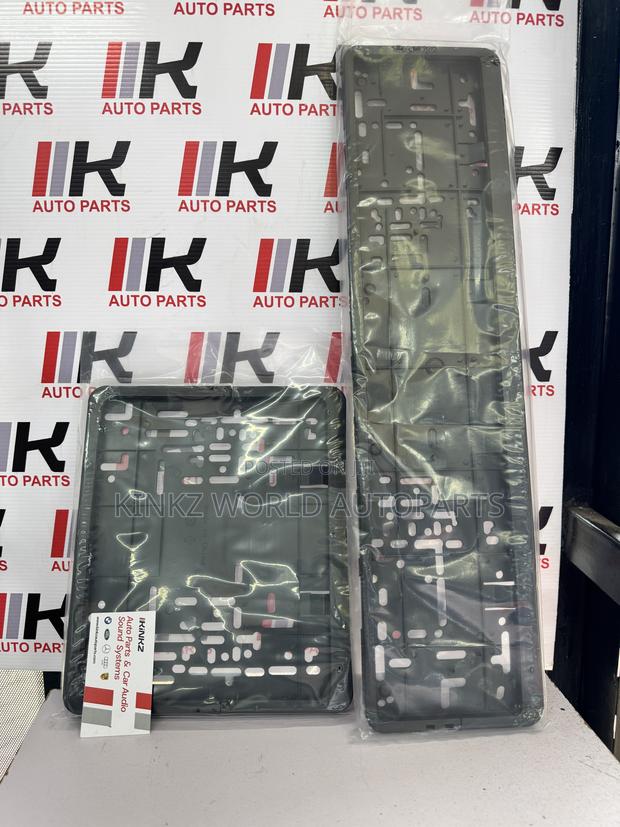 New Generation Licence/Number Plate Holder Plastic Set