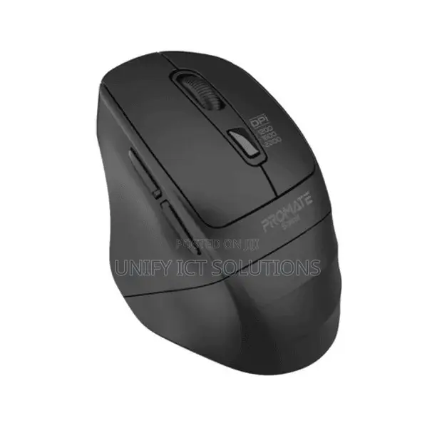 Promate 2200 DPI Silent Click Ergonomic Wireless Mouse