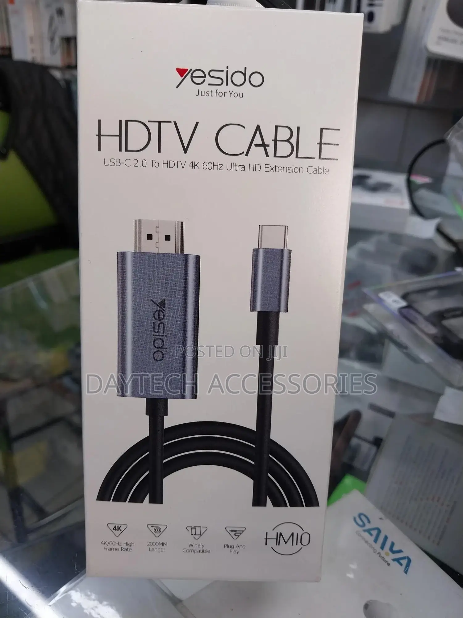 Yesido Usb-C 2.0 to Hdmi 60hz Ultra Hd Extension Cable