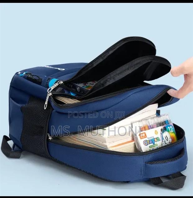 Blue Waterproof Quality Children School Backpack* - thumbnail 2