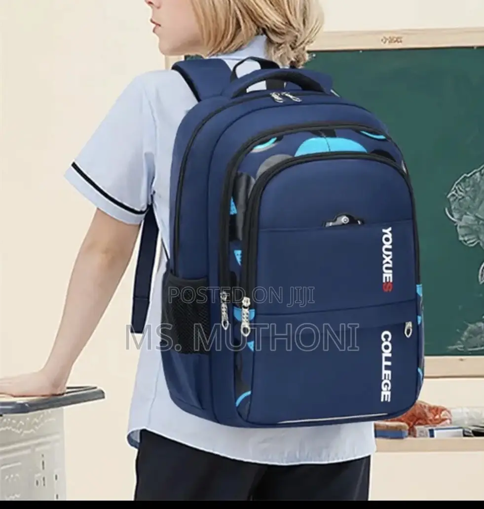 Blue Waterproof Quality Children School Backpack*