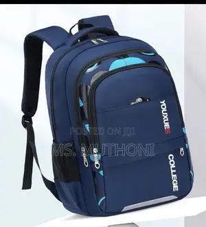Blue Waterproof Quality Children School Backpack*
