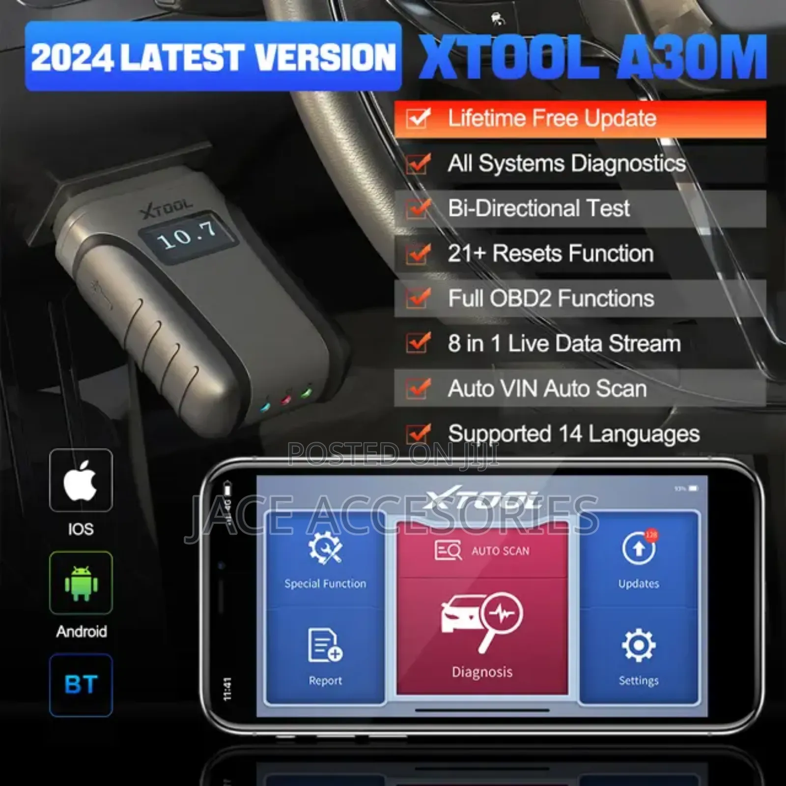 Xtool A30m Diagnostic Scanner