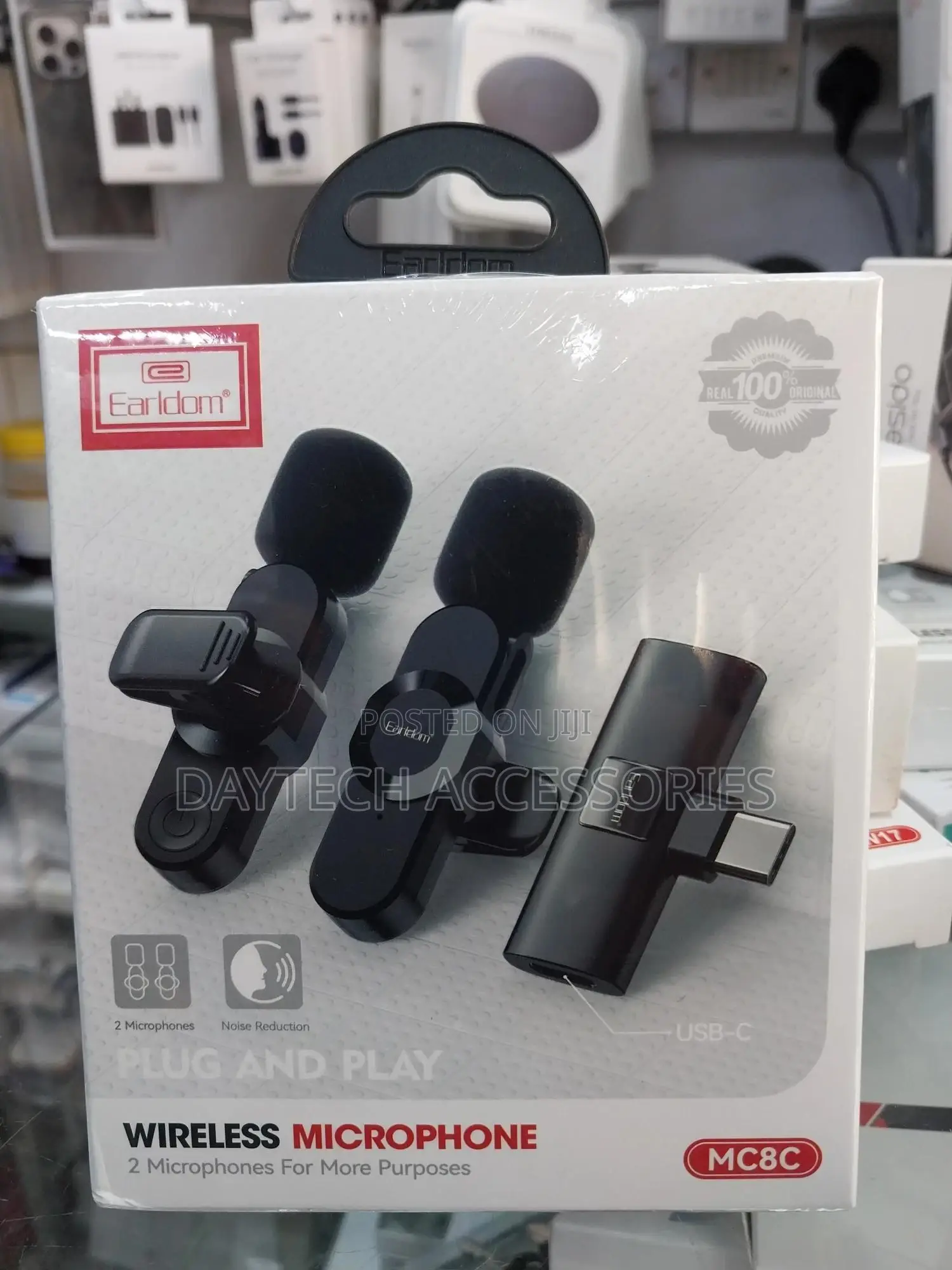 Earldom Dual Mc3c Wireless Microphone Type-C Mc8c