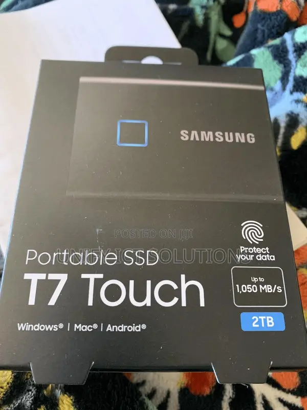 Samsung T7 Touch Portable External SSD 2TB With Fingerprint