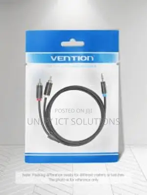 Vention 3.5mm to 3 RCA AV Cable- 2 Meters (VEN-VAB-R07-B200)